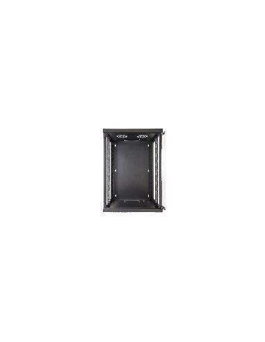 Armadio Rack 19" 15 Unita' Da Muro Per Reti (A)750 X (L)540 X (P) 450 Mm Colore Nero