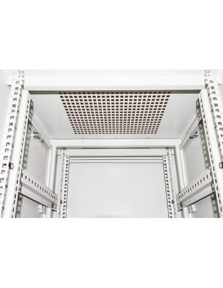 Armadio Rack 19" 27U (A)1388 (L)600 (P)600 Colore Grigio