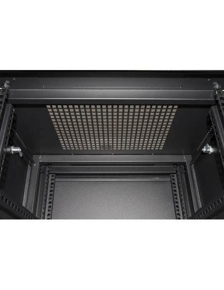 Armadio Rack 19" Per Reti 32U (A)1610, (L)600, (P)600 Colore Nero