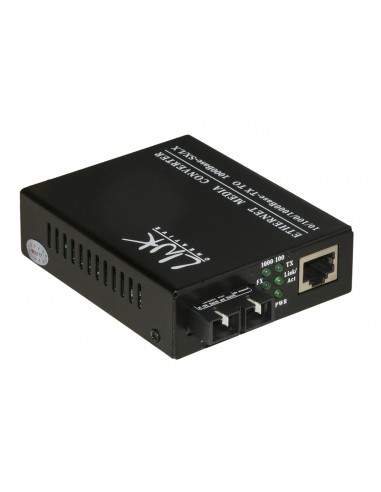 Media Converter Rj45 - Fibra Ottica Sc 10/100/1000 Multimode 850Nm