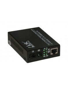 Media Converter Rj45 - Fibra Ottica Sc 10/100 Base-T A 100Base-Fx, Singlemode 1310Nm 2