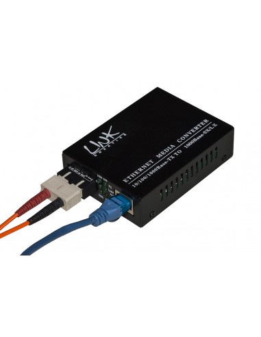 Media Converter Rj45 - Fibra Ottica Sc 10/100 Base-T A 100Base-Fx, Singlemode 1310Nm