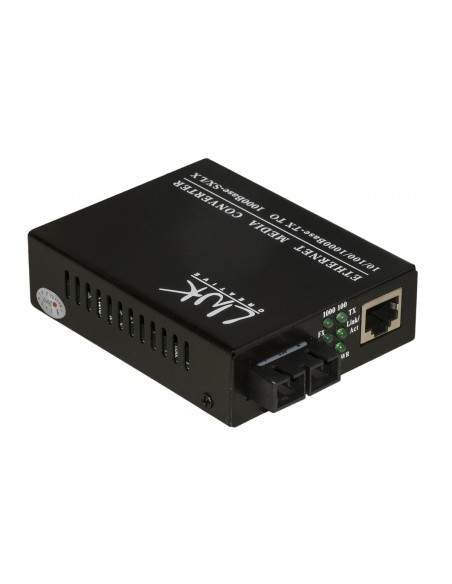Media Converter Rj45 - Fibra Ottica Sc 10/100/1000 Singlemode 1310Nm