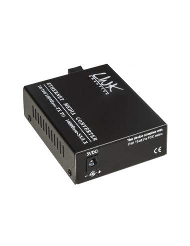 Media Converter Rj45 - Fibra Ottica Sc 10/100/1000 Singlemode 1310Nm