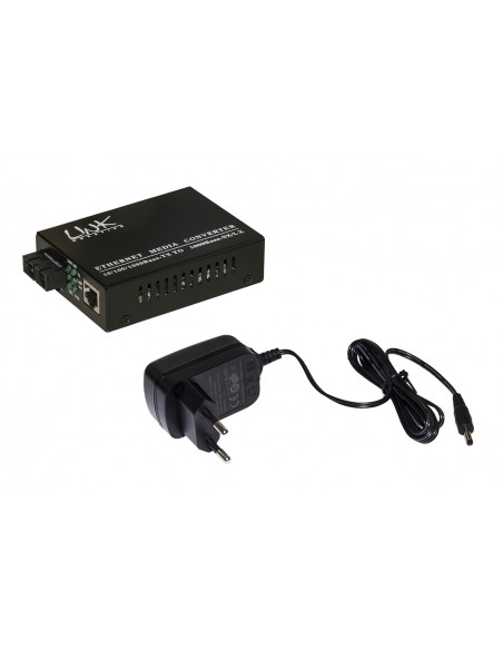 Media Converter Rj45 - Fibra Ottica Sc 10/100/1000 Singlemode 1310Nm