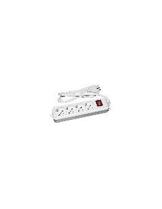 Multipresa 4 Prese Universali Ita/Schuko 10/16 A - Spina 16 A Con Interruttore 2