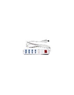 Multipresa 4 Prese Universali Ita 10/16 A - Spina 16 A Con Interruttore Con 2 Prese Usb 2