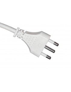 Multipresa 6 Prese Universali Ita/Schuko 10/16 A - Spina 16 A Con Interruttore Bianca 2