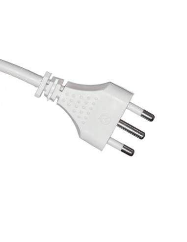 Multipresa 6 Prese Universali Ita/Schuko 10/16 A - Spina 16 A Con Interruttore Bianca