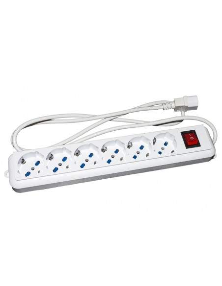 Multipresa Per Gruppi Di Continuita' Con 6 Prese Tripolari 10/16A - Spina Iec C14