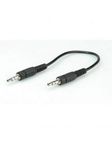 Cavetto Cm 20 Connettori 3,5 Mm. Stereo Maschio/Maschio