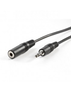 Cavo Stereo Jack 3.5 Mm. Prolunga Scheda Audio Per Cuffie/Casse Maschio/Femmina Mt. 10