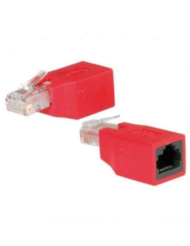 Adattatore Incrociato Per Cavi Rete Rj45 Utp Non Schermato Cat 5E