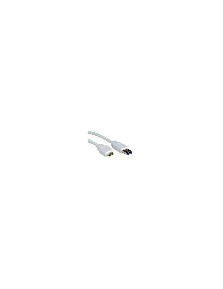 Cavo Usb 3.0 Connettori Usb A - Micro Usb "B" Mt. 3 Colore Bianco