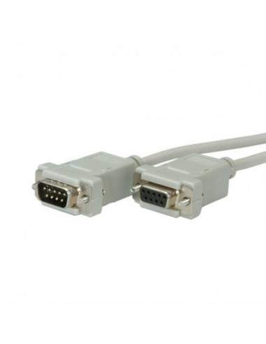 Cavo Prolunga Seriale Rs232 Pin-To-Pin (Modem Cable) 9 Poli Maschio/Femmina Mt.2 Custodie Apribili