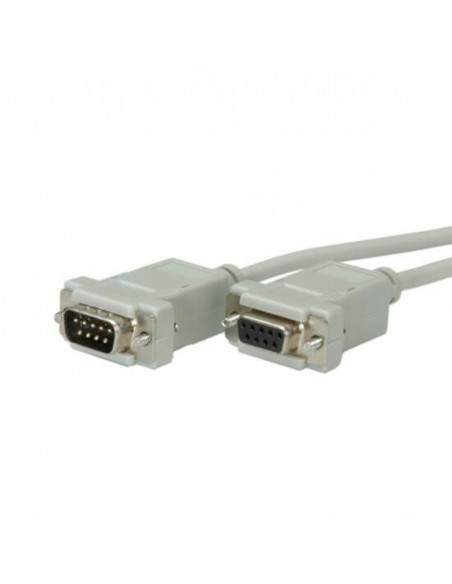 Cavo Prolunga Seriale Rs232 Pin-To-Pin (Modem Cable) 9 Poli Maschio/Femmina Mt.2 Custodie Apribili
