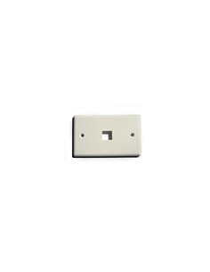Placca Porta Frutti 1 Posizione X Jack Utp/Stp Colore Chiaro 2
