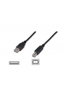 Cavo Usb 2.0 Connettori A-B, Lunghezza Mt. 1 Colore Nero