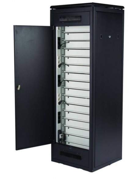 Armadio 32 Unita' Linea Professionale (A)1580 X (L)600 X (P)600 Mm. Colore Nero Ral9005