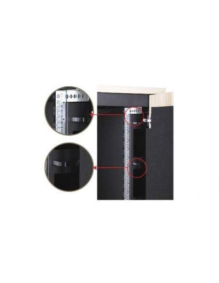 Armadio Rack 19" Per Reti Insonorizzato 17 Unita' Misure 750X1130X1000 Mm (Lxpxa)