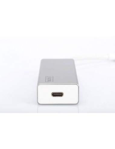 Hub Usb 3.0 Con 3 Porte Usb 3.0 Tipo "A" E 1 Porta Tipo "C", Connettore Maschio Tipo "C"
