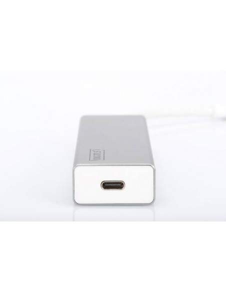 Hub Usb 3.0 Con 3 Porte Usb 3.0 Tipo "A" E 1 Porta Tipo "C", Connettore Maschio Tipo "C"