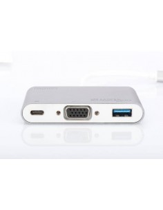 Adattatore Multiporta Usb 3.0 Tipo C - Vga+Usb 3.0+ Porta Tipo C 2