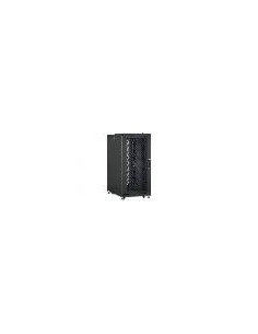 Armadio Rack 19" 26 Unita' Linea Server (A)1342 X (L)600 (P)1000Mm. Colore Nero Con Porta Traforata E Ruote 2