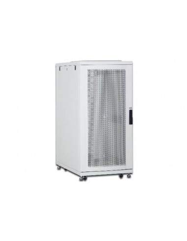 Armadio 36 Unita' Linea Server (A)1787 X (L)600 (P)1000Mm. Colore Grigio Chiaro Con Porta Traforata E Ruote