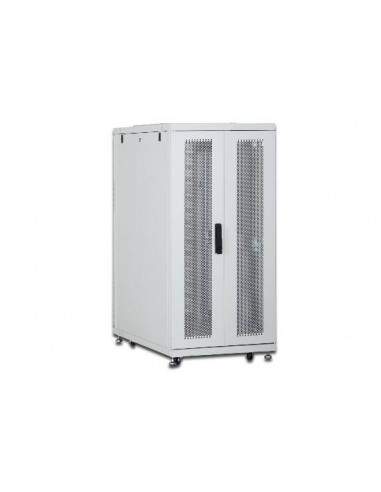 Armadio 36 Unita' Linea Server (A)1787 X (L)600 (P)1000Mm. Colore Grigio Chiaro Con Porta Traforata E Ruote