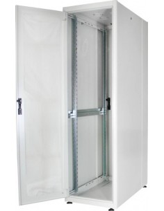 Armadio Rack 19" 42 Unitã€ 19" Per Reti E Server Misure (A)2010 X (L)600 X (P)1000 Mm. Colore Grigio Chiaro 2