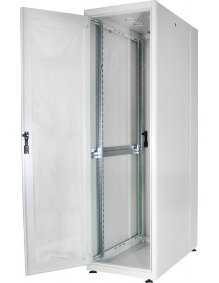 Armadio Rack 19" 42 Unitã€ 19" Per Reti E Server Misure (A)2010 X (L)600 X (P)1000 Mm. Colore Grigio Chiaro