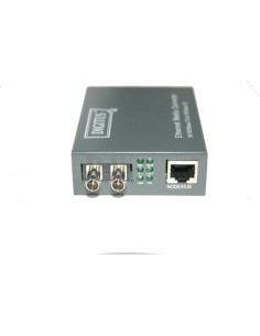 Convertitore 10/100 Media Converter Rj45 - Fibra Ottica St 2
