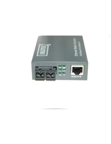 Convertitore 10/100 Media Converter Rj45 - Fibra Ottica Sc