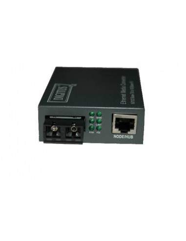 Convertitore 10/100 Rj45 Media Converter - Fibra Ottica Sc Singlemode