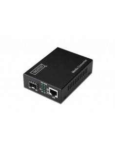 Convertitore 10/100/1000 Gigabit Media Converter Rj45 - Fibra Ottica Con Modulo Sfp