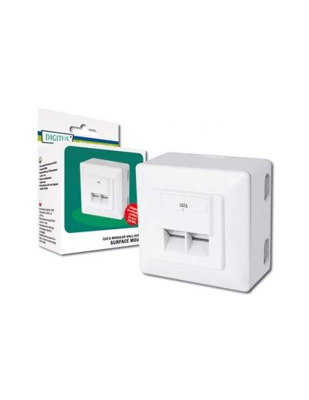 Presa A Muro Esterna Rj45 Cat. 6 Per Reti