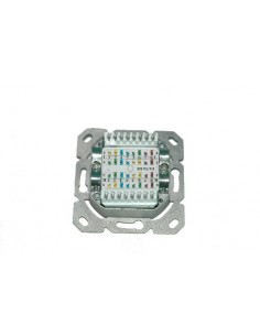 Placca Presa Muro Cat. 6A Schermata Con 2 Prese Rj45 Installazione Cavi Orizzontale 2