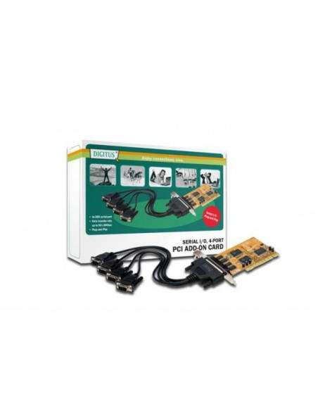 Scheda Aggiuntiva Interfaccia Seriale Rs232 Pci 9 Poli Maschio 4 Porte Scheda Aggiuntiva Interfaccia Seriale Rs232 Pci 9 Poli Maschio 4 Porte