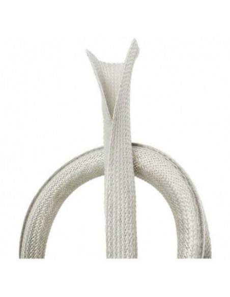 Guaina Avvolgicavi Chiusura Velcro Diametro 32Mm Mt 1,80 Bianca