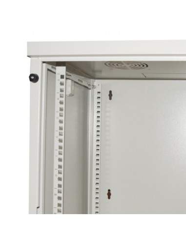 Armadio Rack 19" 9 Unita' Da Muro Per Reti (A)485 X (L)540 X (P) 450 Mm Colore Grigio