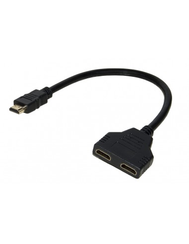 Adattatore Hdmi Maschio A 2 X Hdmi Femmina Cm 20