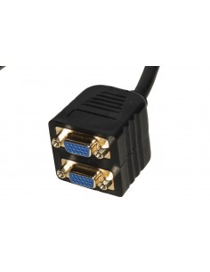Adattatore Splitter Vga Maschio - 2 Porte Vga Femmina 2