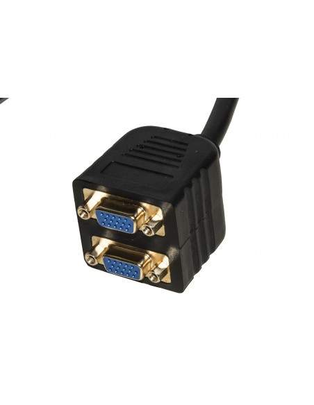 Adattatore Splitter Vga Maschio - 2 Porte Vga Femmina
