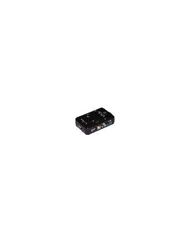 Switch Kvm Manuale Per 2 Pc Usb/Vga Con 1 Mouse, 1 Tastiera Usb E 1 Monitor Vga Con Cavi Inclusi Switch Kvm Manuale Per 2 Pc Usb/Vga Con 1 Mouse, 1 Tastiera Usb E 1 Monitor Vga Con Cavi Inclusi