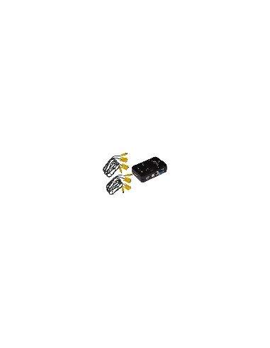 Switch Kvm Manuale Per 2 Pc Usb/Vga Con 1 Mouse, 1 Tastiera Usb E 1 Monitor Vga Con Cavi Inclusi Switch Kvm Manuale Per 2 Pc Usb/Vga Con 1 Mouse, 1 Tastiera Usb E 1 Monitor Vga Con Cavi Inclusi
