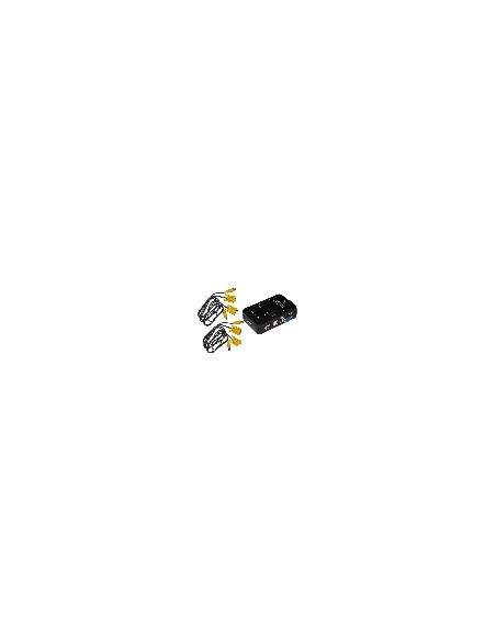 Switch Kvm Manuale Per 2 Pc Usb/Vga Con 1 Mouse, 1 Tastiera Usb E 1 Monitor Vga Con Cavi Inclusi Switch Kvm Manuale Per 2 Pc Usb/Vga Con 1 Mouse, 1 Tastiera Usb E 1 Monitor Vga Con Cavi Inclusi