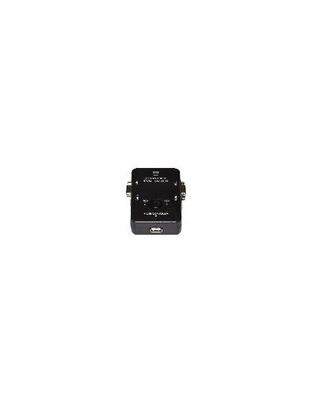 Switch Kvm Manuale Per 2 Pc Usb/Vga Con 1 Mouse, 1 Tastiera Usb E 1 Monitor Vga Con Cavi Inclusi Switch Kvm Manuale Per 2 Pc Usb/Vga Con 1 Mouse, 1 Tastiera Usb E 1 Monitor Vga Con Cavi Inclusi