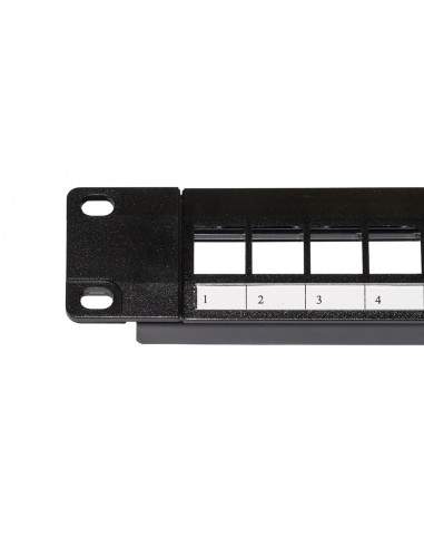 Pannello Patch Vuoto Colore Nero 24 Porte Link - 4