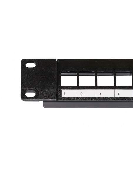 Pannello Patch Vuoto Colore Nero 24 Porte Link - 4